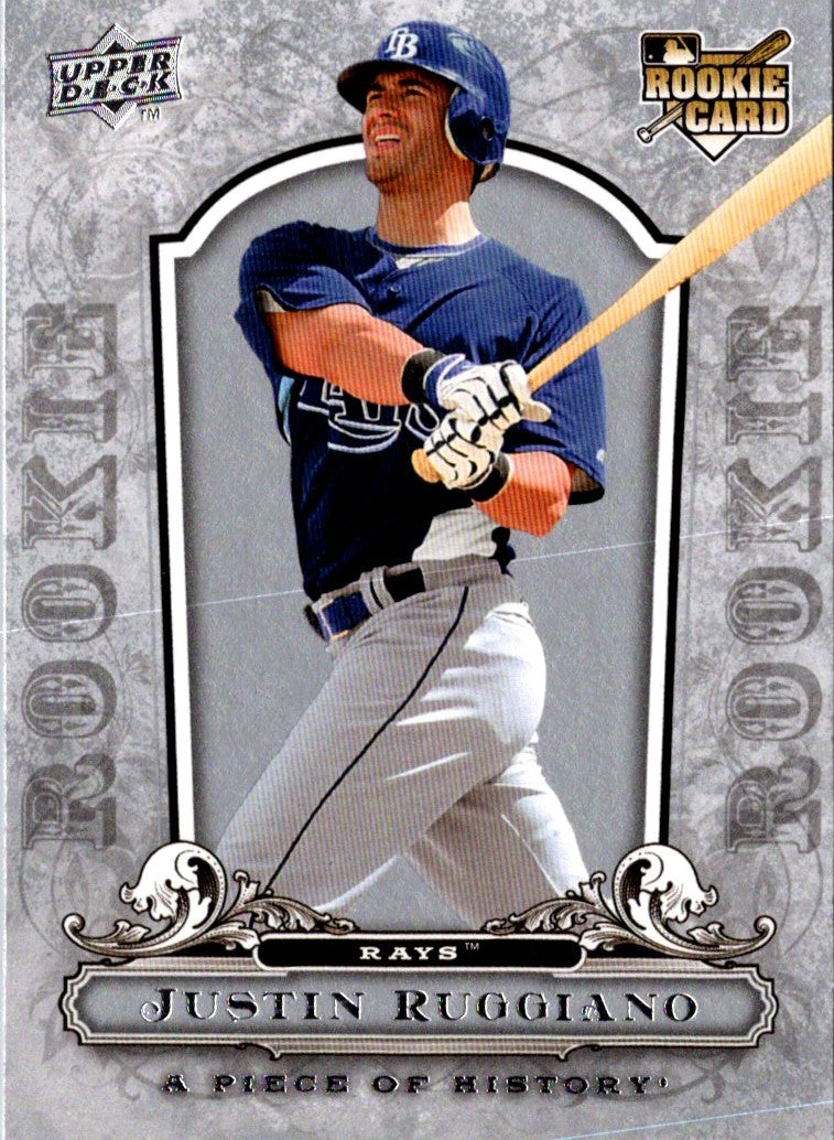 2008 Upper Deck A Piece of History Justin Ruggiano