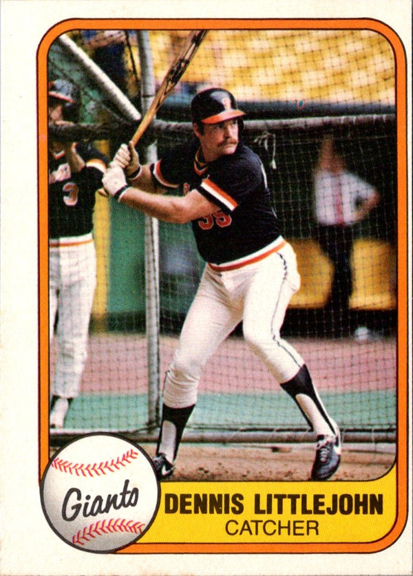 1981 Fleer Dennis Littlejohn #455