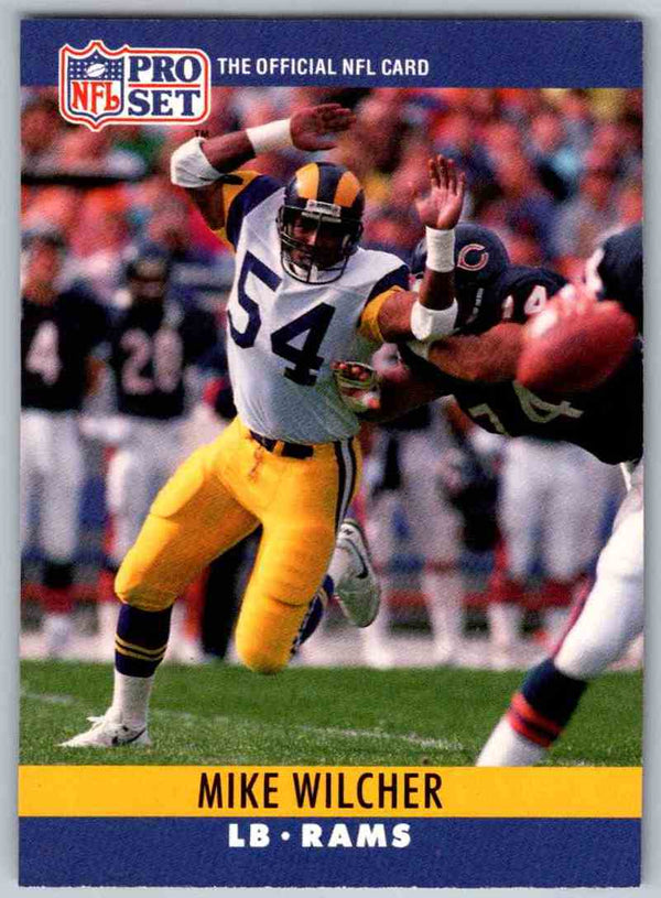 1990 Pro Set Mike Wilcher #175