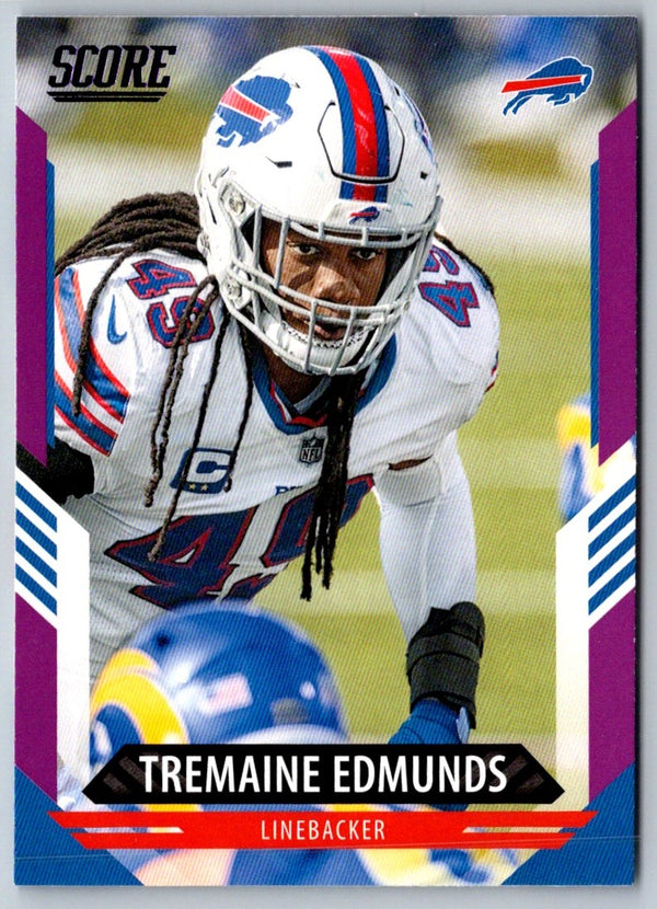 2021 Score Scorecard Tremaine Edmunds #27