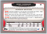 2013 Bowman Henry Rodriguez #44