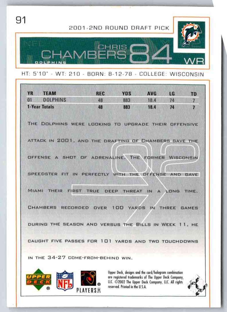 1998 Upper Deck Chris Chambers