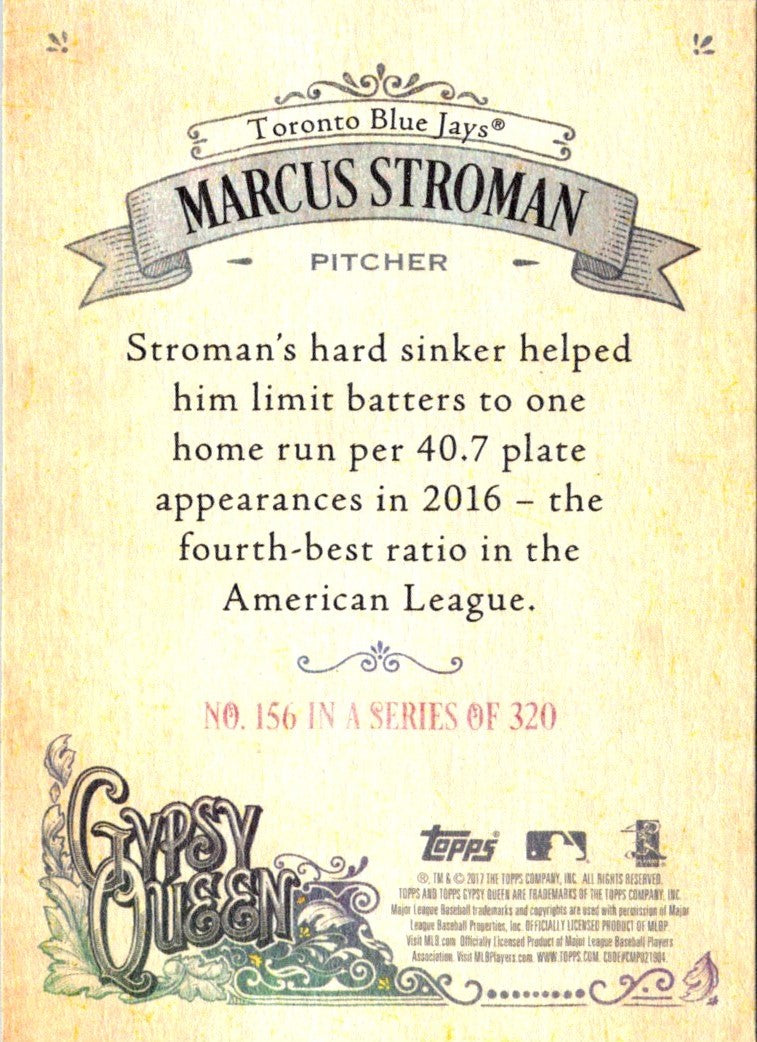 2017 Topps Gypsy Queen Marcus Stroman