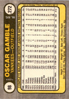 1981 Fleer Oscar Gamble #98