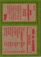 1985 Topps Dan Quisenberry #711