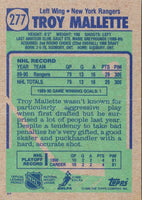 1990 Topps Troy Mallette #277 Rookie