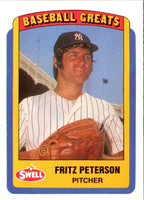 1990 Swell Baseball Greats Fritz Peterson #79
