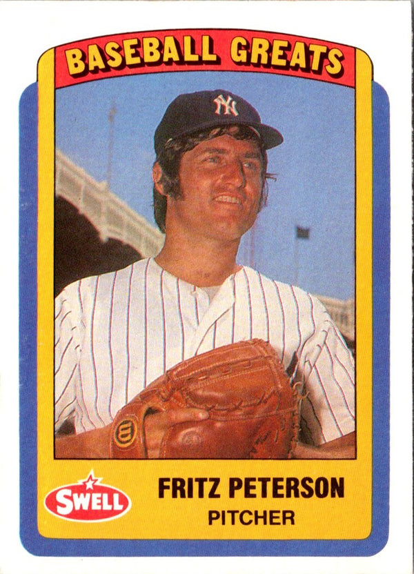 1990 Swell Baseball Greats Fritz Peterson #79