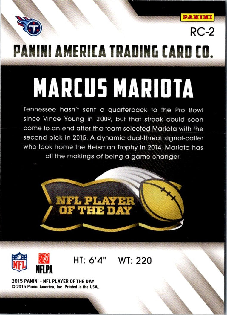 2015 Panini Marcus Mariota