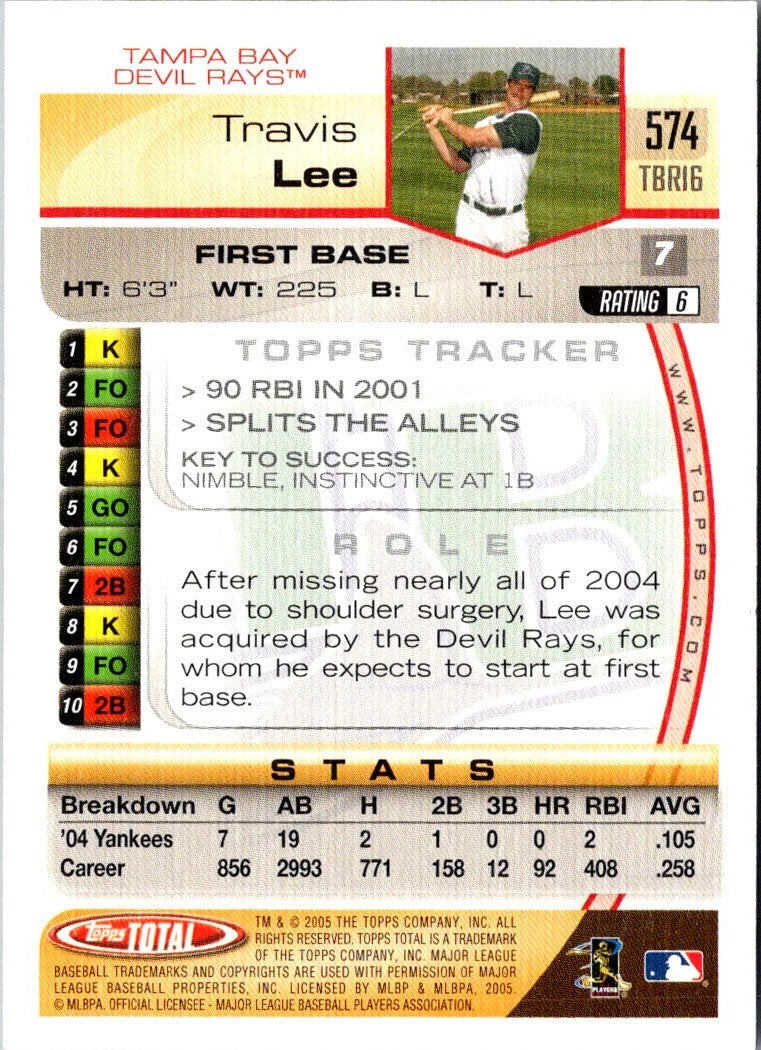 2005 Topps Total Travis Lee