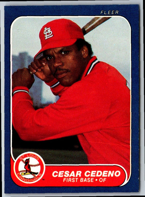 1986 Fleer Cesar Cedeno #29