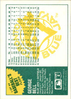 1988 Fleer Baseball's Best Sluggers vs Pitchers George Bell #1