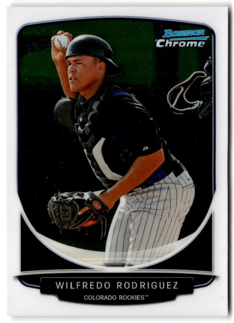 2013 Bowman Chrome Prospects Wilfredo Rodriguez