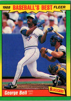 1988 Fleer Baseball's Best Sluggers vs Pitchers George Bell #1