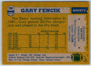 1982 Topps Gary Fencik