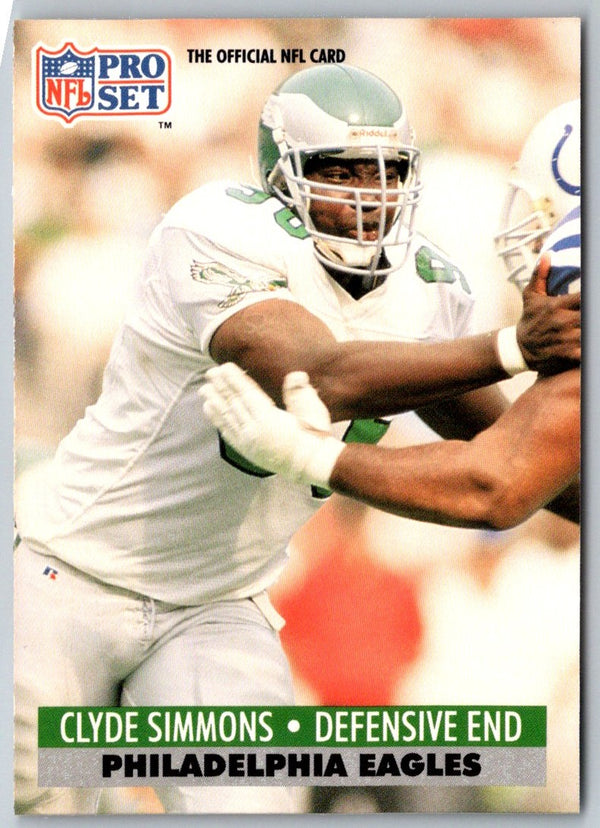 1992 Pro Set Power Clyde Simmons #96