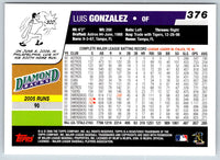 2006 Topps Luis Gonzalez #376