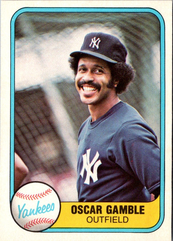 1981 Fleer Oscar Gamble #98