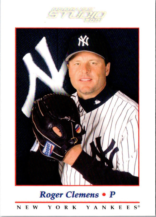 2001 Donruss Studio Roger Clemens #111