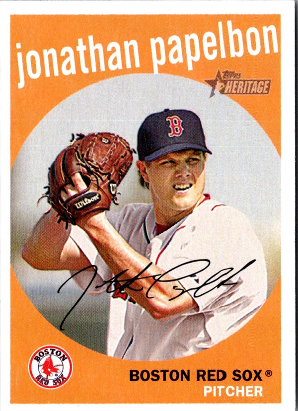 2008 Topps Heritage Jonathan Papelbon #249