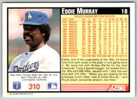 1991 Score Eddie Murray #310