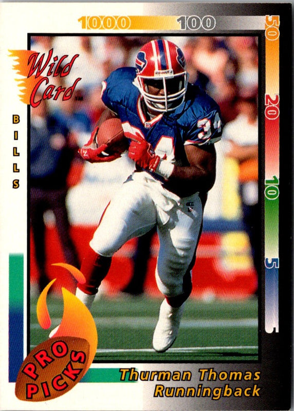 1992 Wild Card Thurman Thomas #5