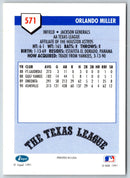 1991 Line Drive AA Orlando Miller