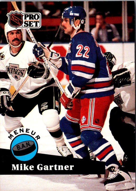 1991 Pro Set Mike Gartner #604