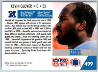 1990 Proset Kevin Glover #499