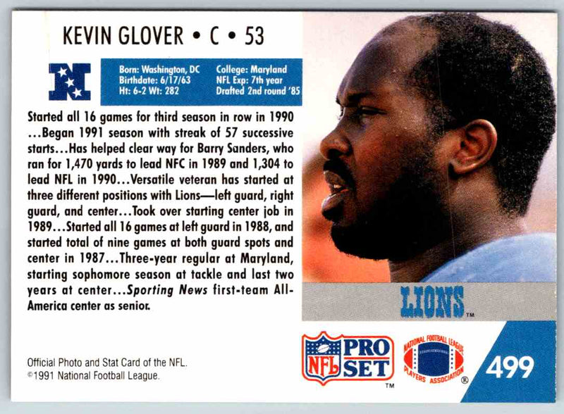 1990 Proset Kevin Glover