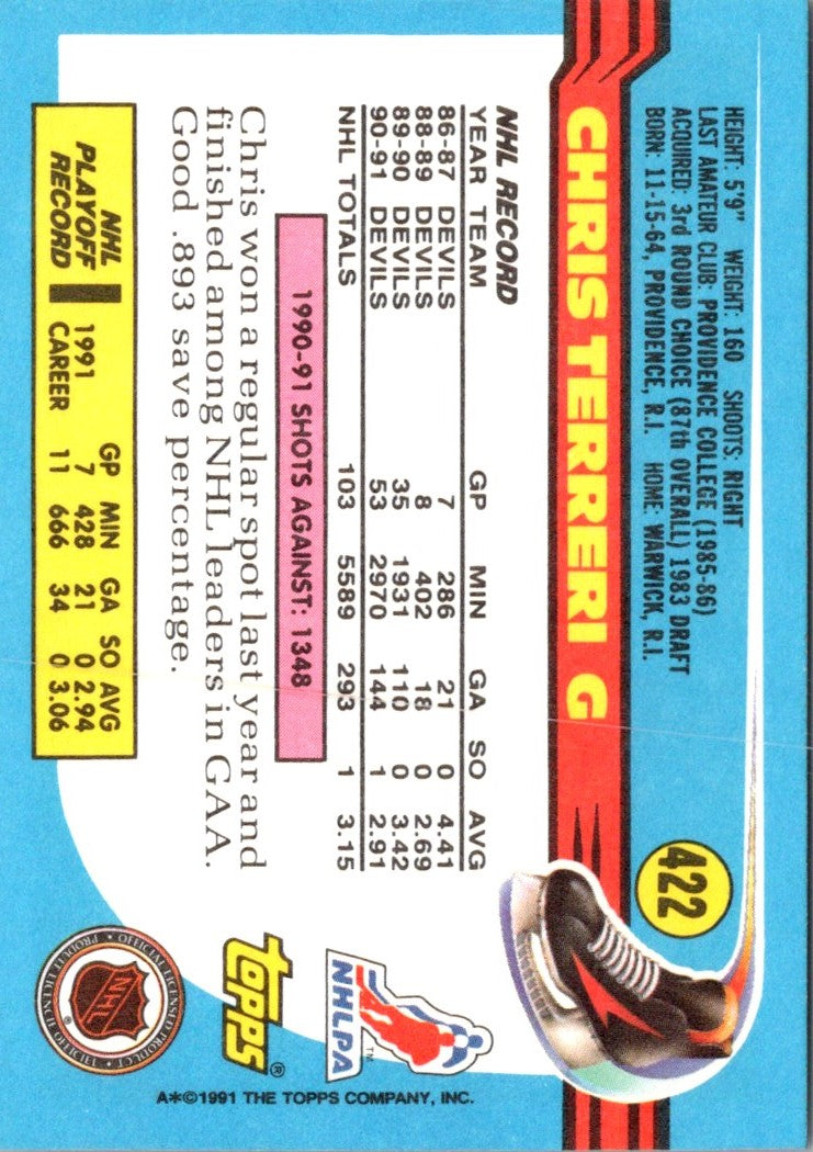 1991 Topps Chris Terreri
