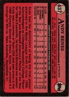 1989 Topps Andy Benes #437 Rookie