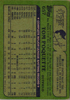 1982 Topps Tom Poquette #657