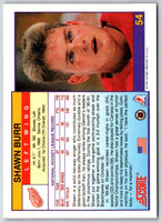 1991 Score Shawn Burr #54