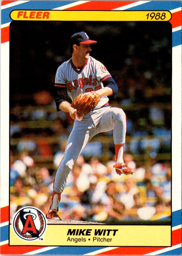 1988 Fleer SuperStars Mike Witt #43