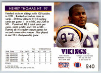 1992 Proset Henry Thomas #240