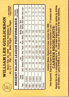 1985 Donruss Bill Gullickson #97