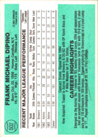 1984 Donruss Frank DiPino #502