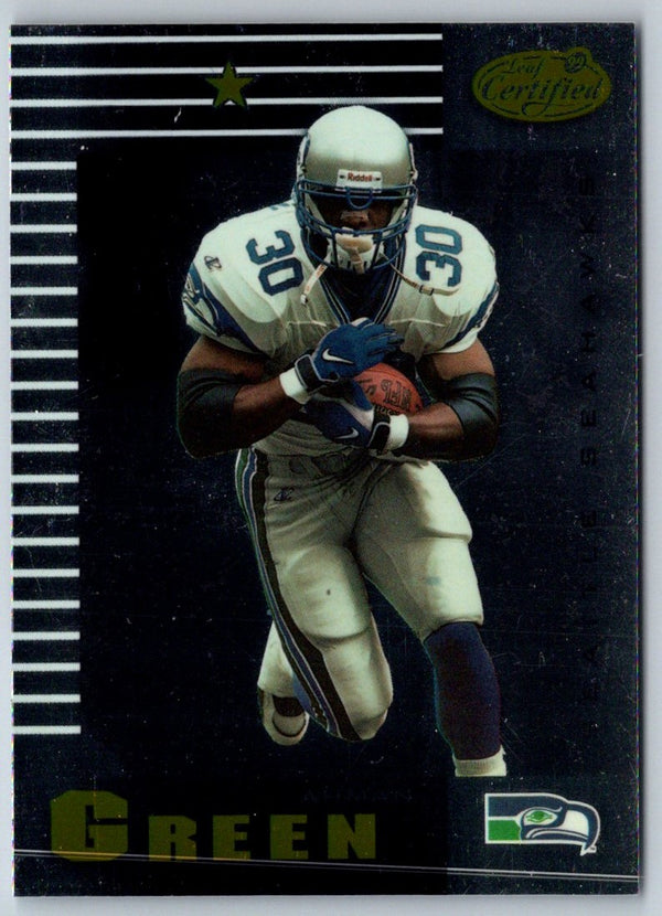 1999 Leaf Certified Ahman Green #85