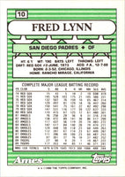 1990 Topps Ames All-Stars Fred Lynn #10