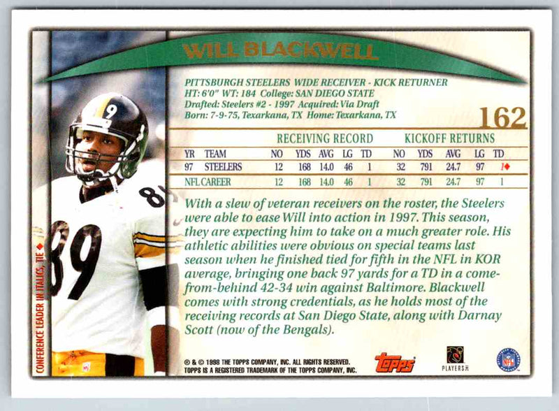 1998 Topps Will Blackwell