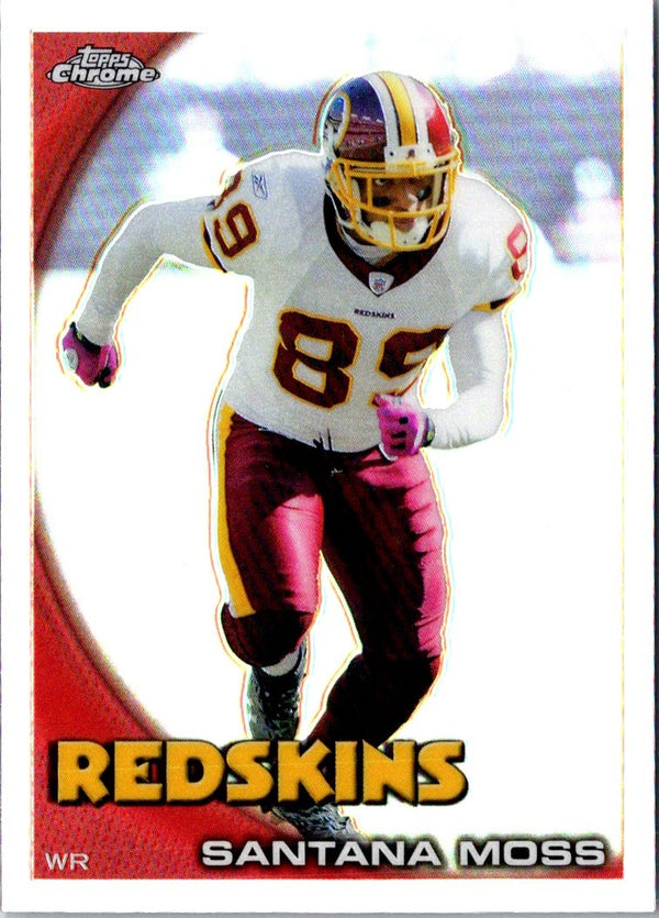 2010 Topps Chrome Santana Moss #C52