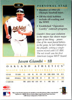 2001 Donruss Studio Jason Giambi #35