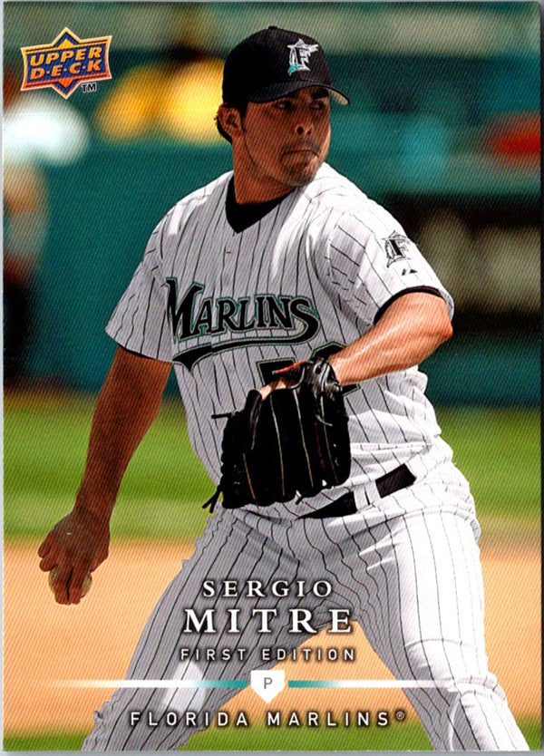 2008 Upper Deck First Edition Sergio Mitre #116