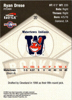 1999 Team Best Ryan Drese #20