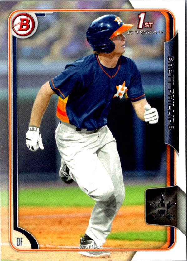 2015 Bowman Prospects Brett Phillips #BP137