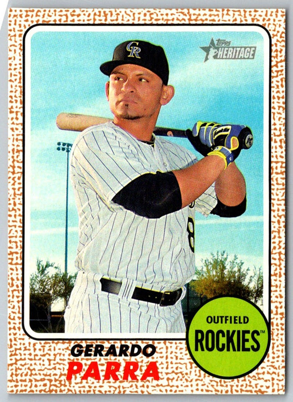 2017 Topps Heritage Gerardo Parra #96
