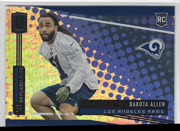 2019 Panini Dakota Allen #285 Rookie