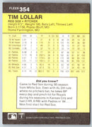 1986 Fleer Tim Lollar