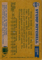 1982 Topps Stump Mitchell #472 Rookie